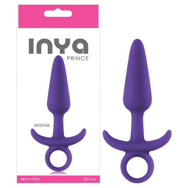 NS Novelties INYA Prince slim tapered silicone butt plug medium - ClubX Australia
